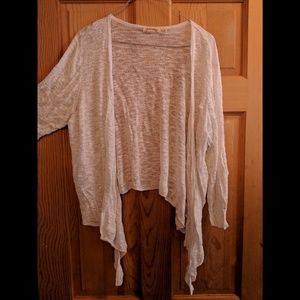 Plus-size Lacy Cardigan Shrug